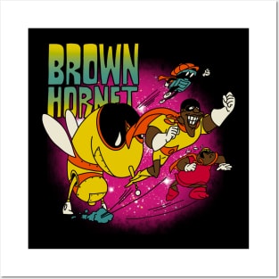 Brown hornet Posters and Art